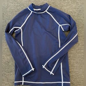 Lands End kids blue size small swim shirt new without tags